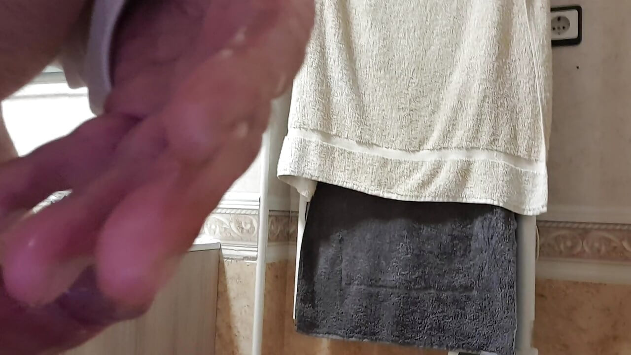 A in the bathroom