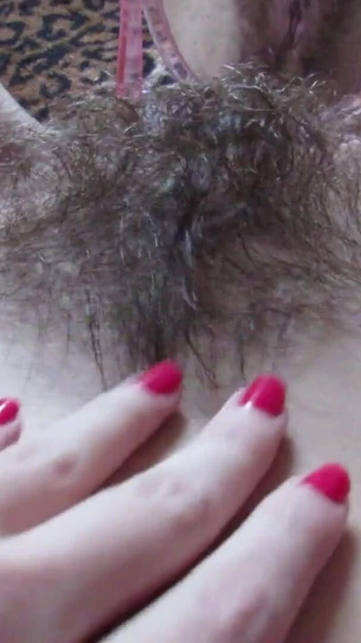 Spectacular moment from "Closeup hairy pussy play with mirror and big clit"