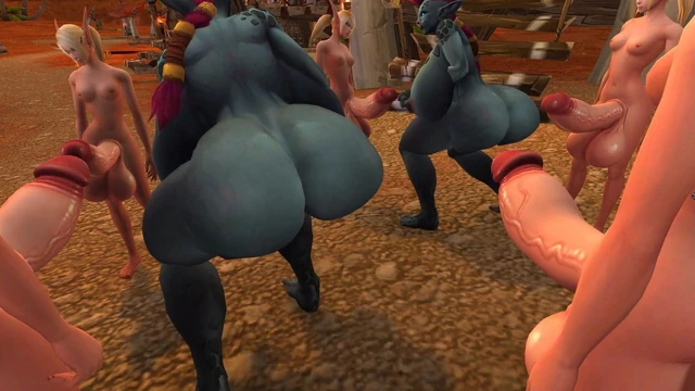 Thicc zandalari trolls shaking it