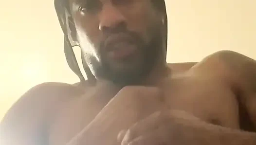 Ich streicheln diesen BBC, bis er vor sperma platzt