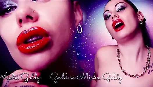 My mesmerizing red lips feel good on my bf cock! Cuckold & humiliation!