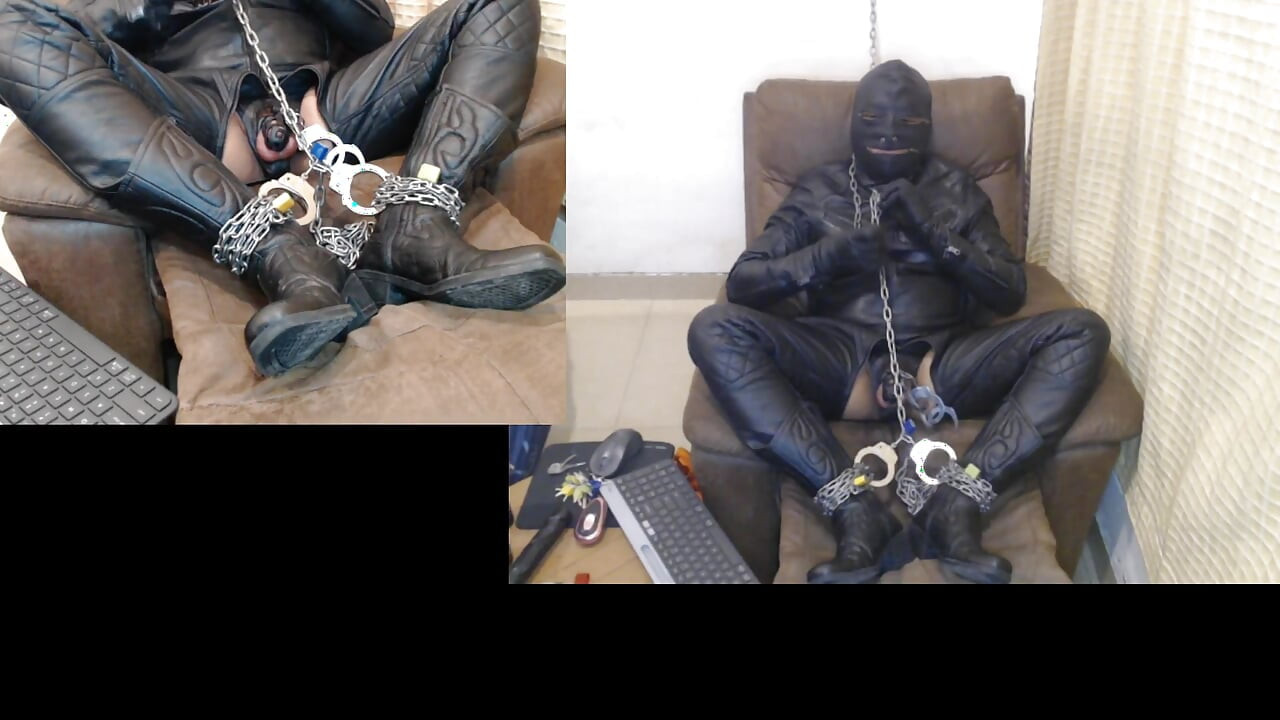 Selfbondage Leather Gay Live