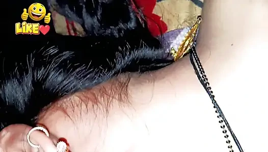 I fucked the pussy of the horny sister-in-law at night, made her pussy squirting by hard fucking her and filled it with cream.