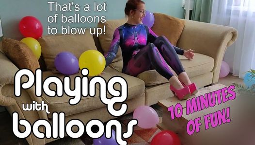 Brincando com balões