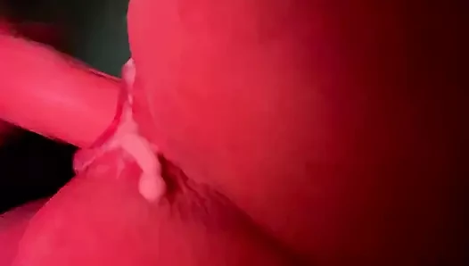 Creaming all over my big dildo pt. 2