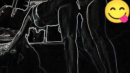 Stiefmutter und stiefsohn hardcor romantischen genießen im kichen-zimmer