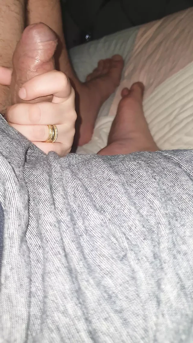 OMG Step Mom pulled out step son dick making him hard
