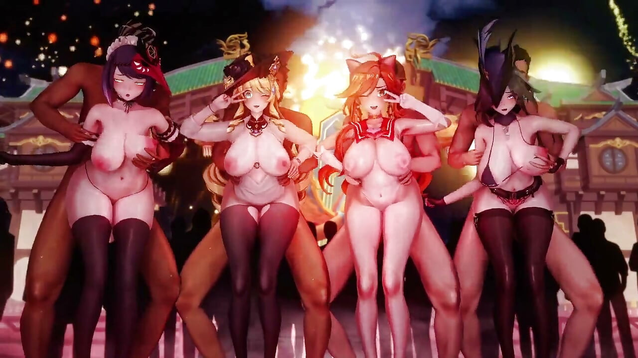 Genshin impact - fener ayin sikişi fiest grup seks genshin kızlar dölleniyor 2 - 3d hentai animasyonları
