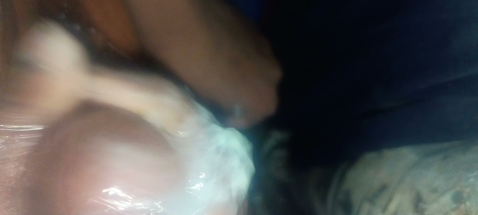 Cum in bathroom
