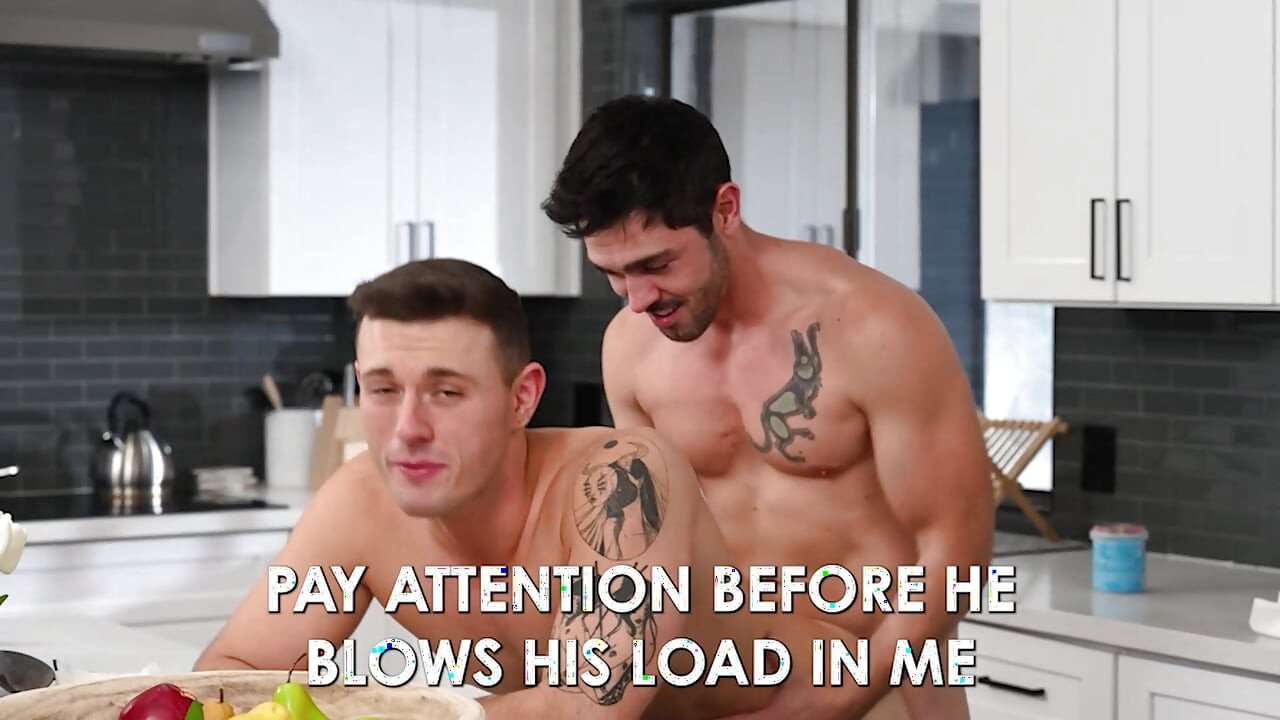 ASGMAX - Fleksibel Twink Johnny Hackson strakt af Muscle Studs tykke pik