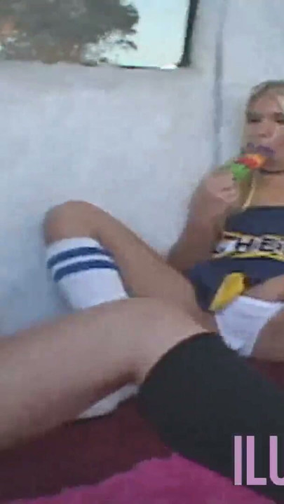 Two small tits teens engaging in a hot threesome | Clip 1