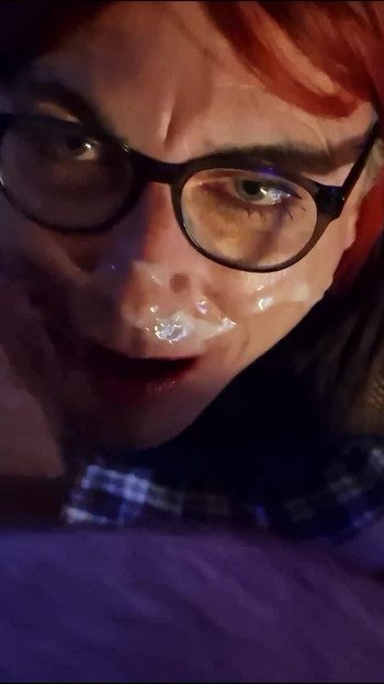 吸って、セックス、そして大きなフェイシャルを飲み込むのが難しかった。 | クリップ 2