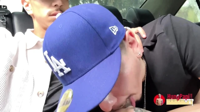 Sucking Big Uncut Cock Hung Papi Caught!
