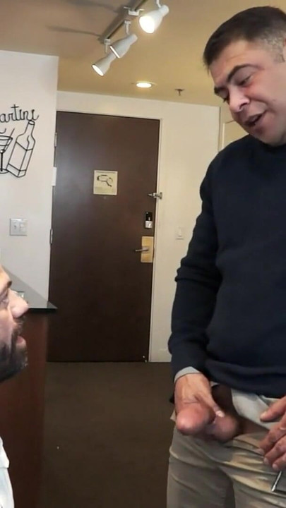 Spectacular moment from "Horny Strong Landlord Makes Desperate Tenant To Pay His Rent"