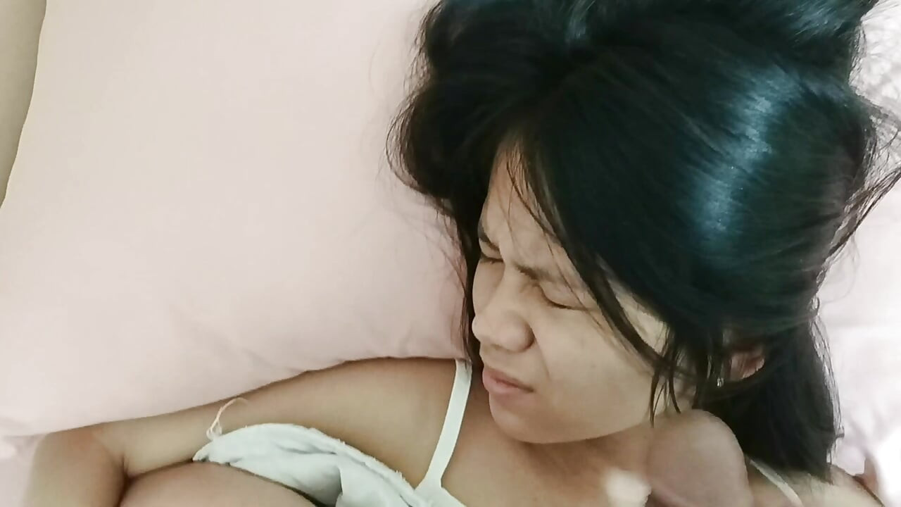 SURPRISE! Waking Up My Stepsister To Cum On Her Face