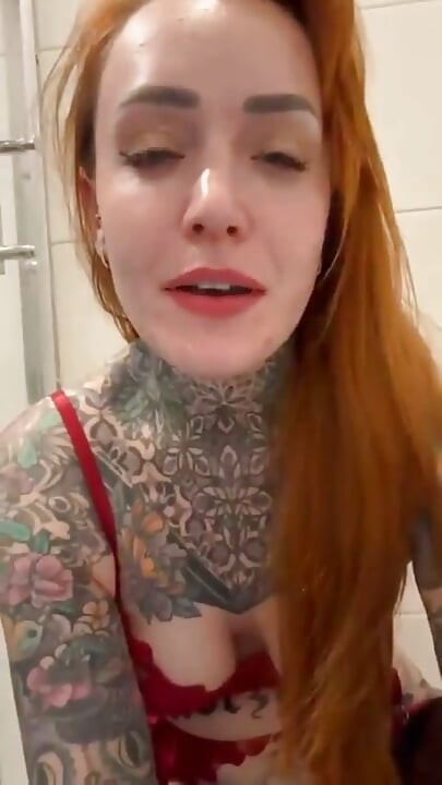 Dildo in the Ass and a Full Bubble
