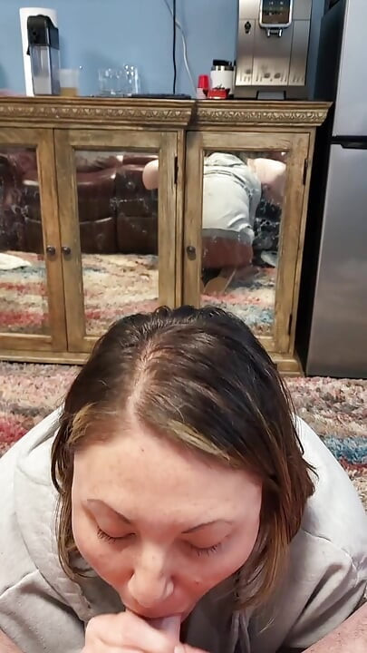 Works so hard for the cum beautiful passionate sexy milf loves cum and cumming cums again and again sucking his cock so good