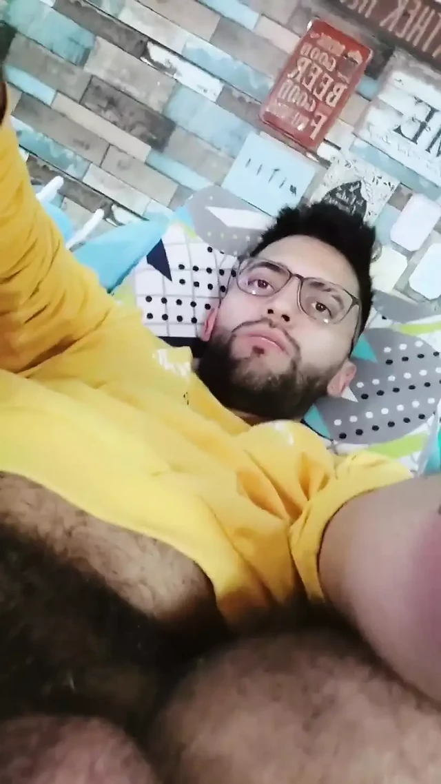 Self fuck fucking my ass with my own cock and cumming inside me
