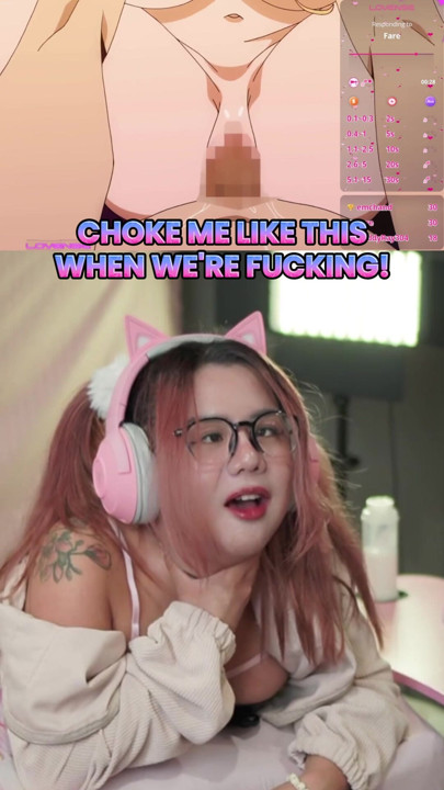 Choke me like this when we’re fucking