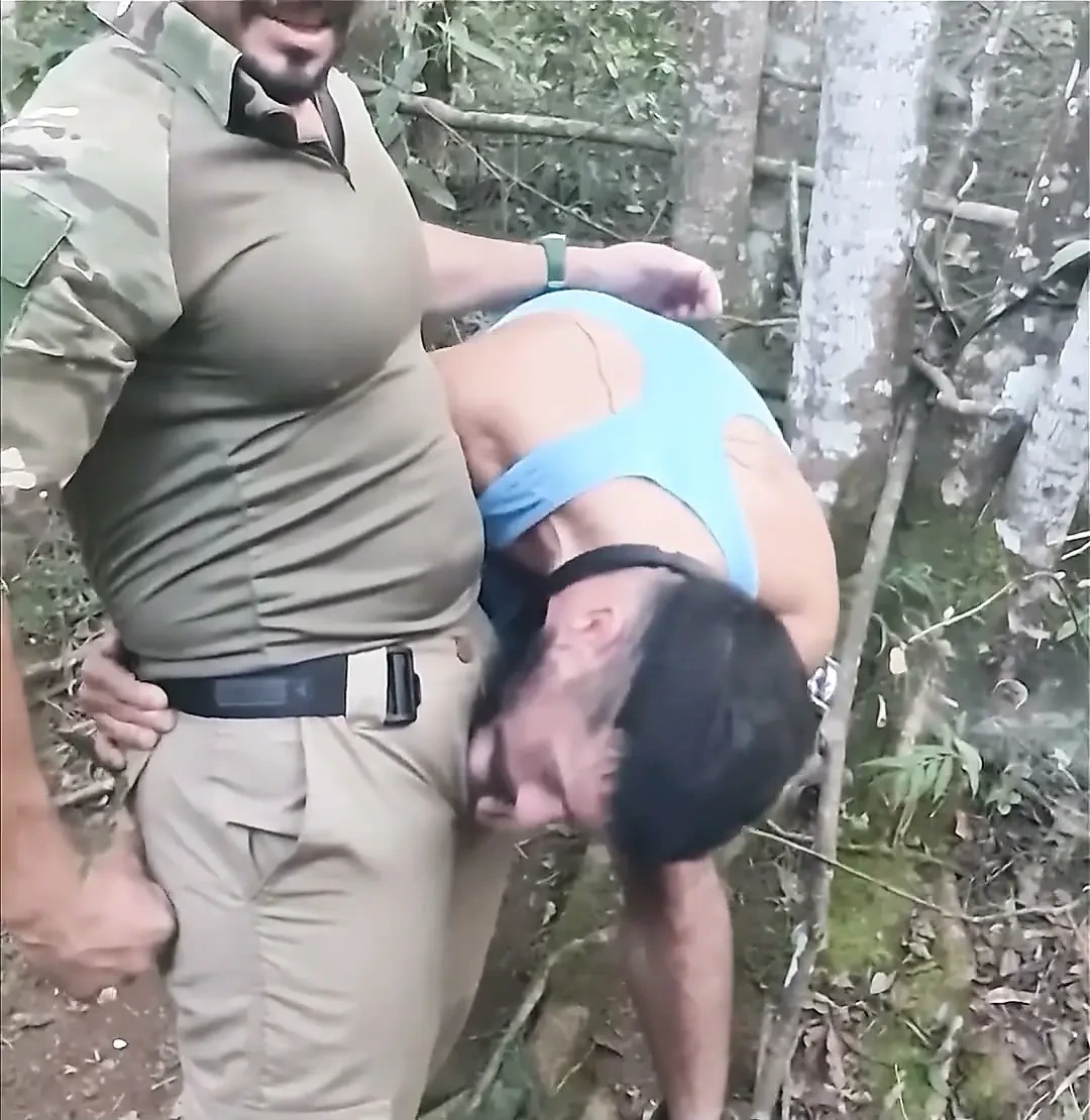 Sucking the Cop's Huge Cock
