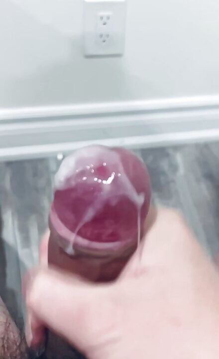 Asian man cum slow motion