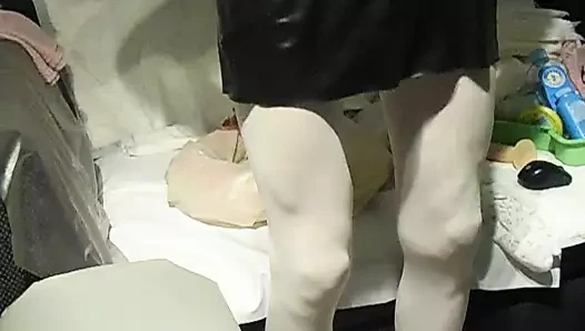 Lastik-sissy ıslak bezini değiştirme