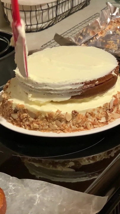 Emotional moment from "Milf Licking cream off penis while cooking food fetish"