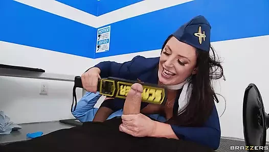 This Flight Attendant Fucks Part 1 Angela White Brazzers