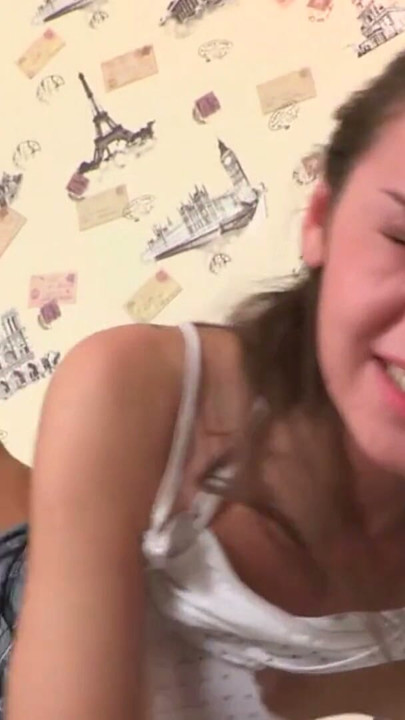 Hot Pale Teen Tight Pussy Wrecked As Well As Her Clothes By Her BBC Rough Roommate | Clip 1