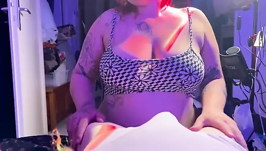 Alt Girl Suck Her Trans Wife, Cum in Mouth