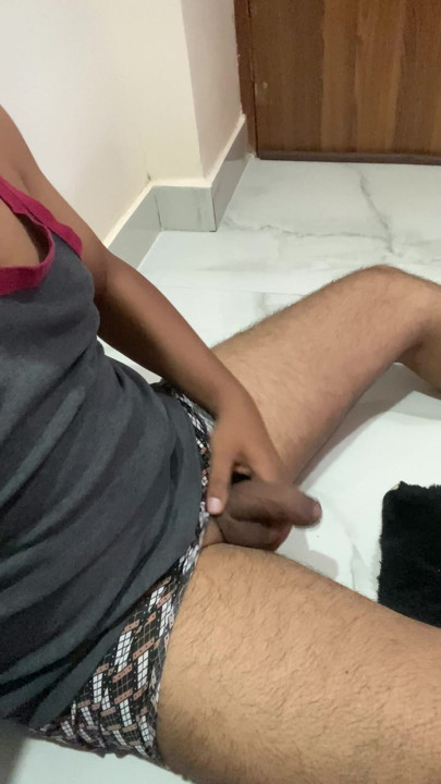 Walking on the floor, looking for a mature man.