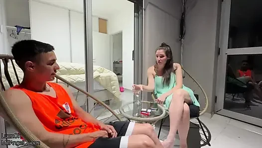 I fuck my stepmom with an ANAL after celebrating New Year's
