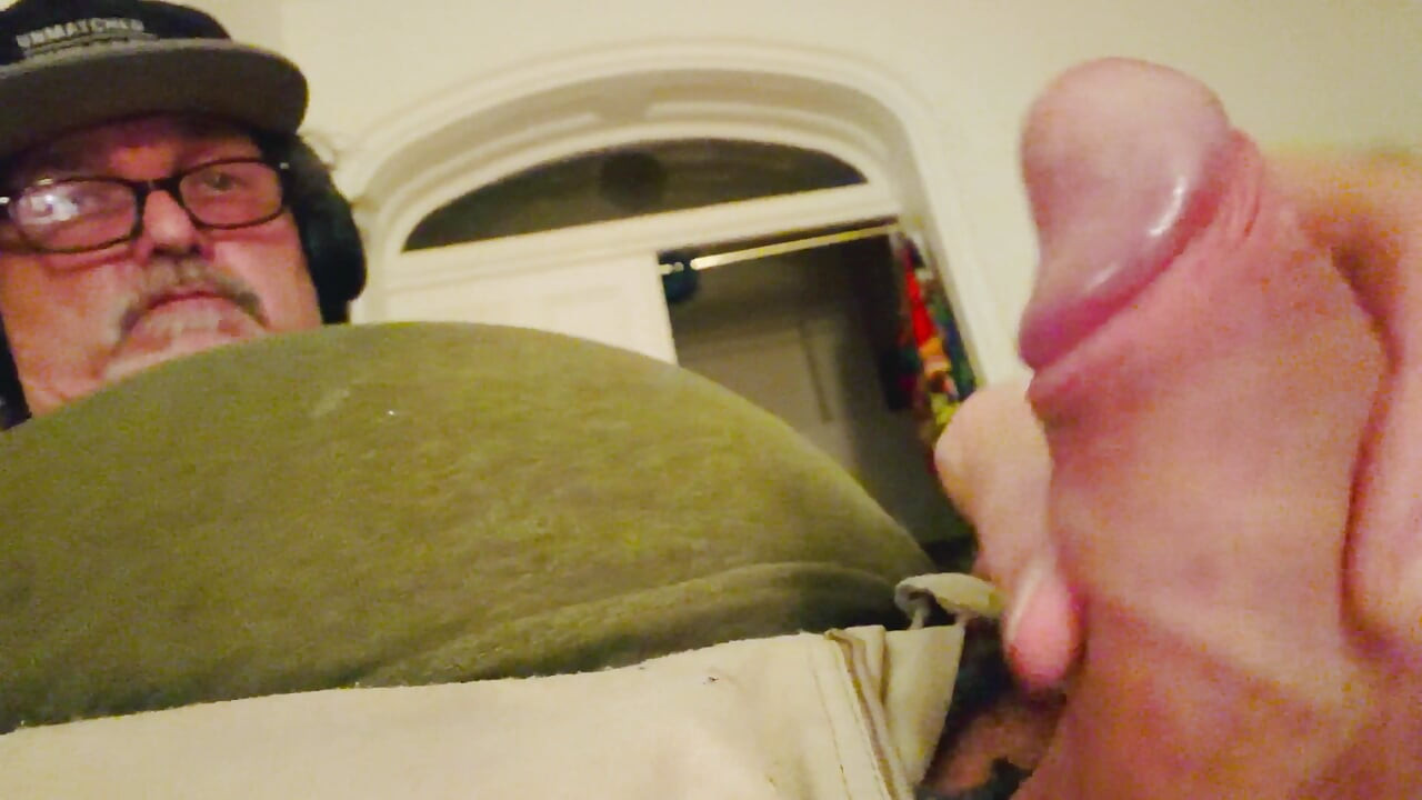 Father stroking his penis for stroking’s sake