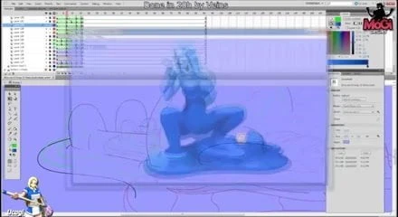 MoGi Origins - SlimeGirl Blue Adult Scene (making Of)