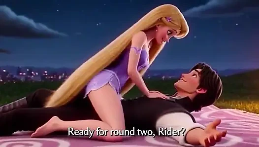 RAPUNZEL & FLYNN RIDER LANTERN TOWER PASSION - ROMANTISCHER ANIME 3D