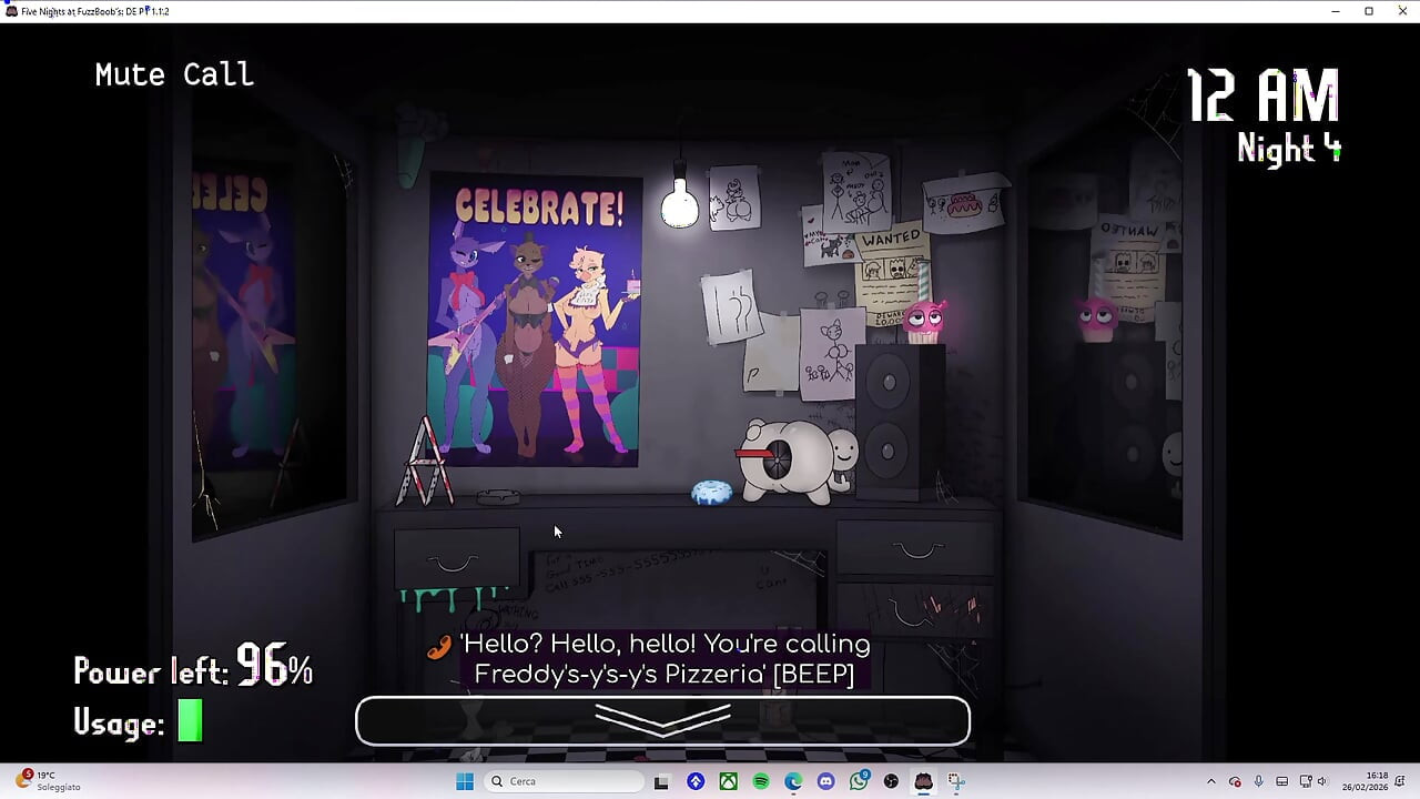 Five nights at FuzzBoob's part 1