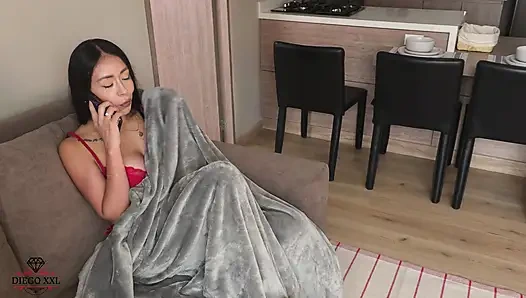 Dokter dengan kontol besar pria kulit hitam ngentot memek sempit dan toket aduhai pasiennya yang lagi sange berat.