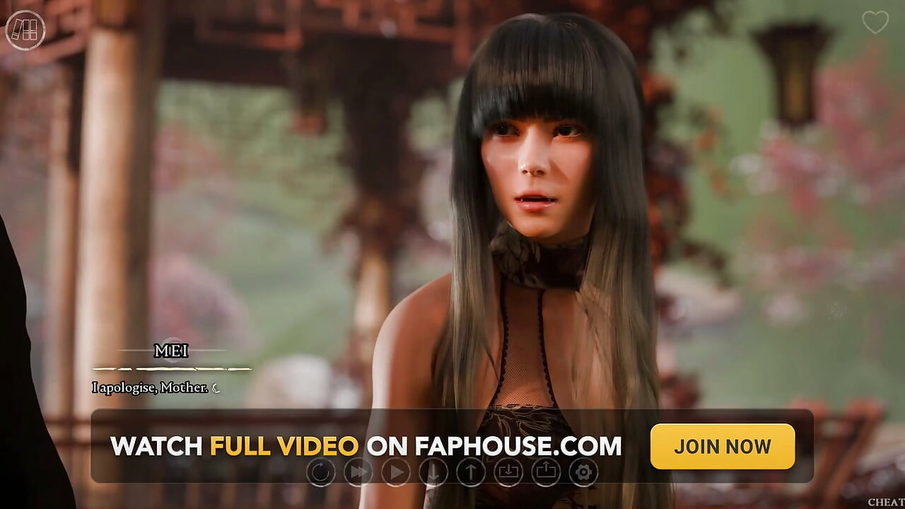 The Seven Realms 67 - Ling Guo Gives Blowjob to Atlas in Her Garden