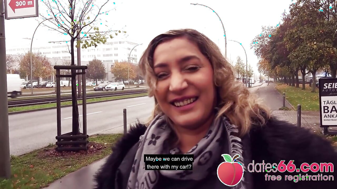 Outdoors! Hot MILF Danka Diamond fucks Rando in Berlin! (English)