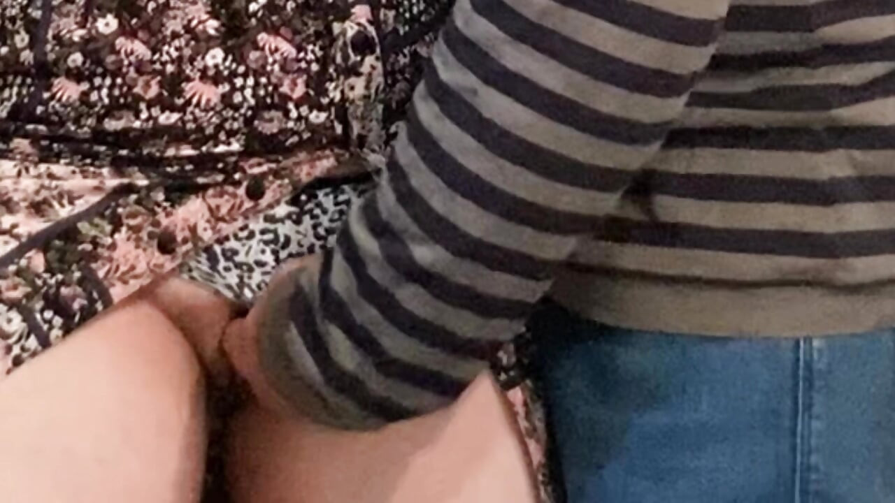 This Stranger's Fingers Rubbed my Pussy Under  Skirt