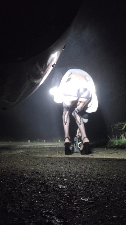 2 French Transvestites Offered in the Forest