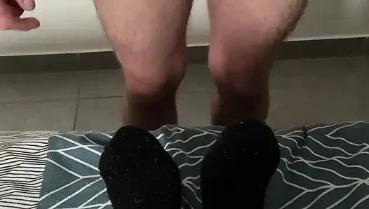 Spordan sonra... Siyah çömeli çoraplarım dikkatini çekti