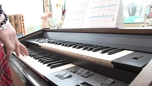Ginger teen gets fucked by her piano teacher