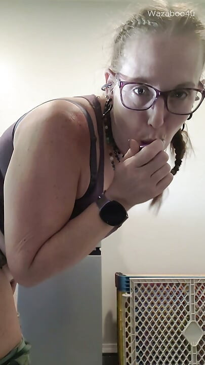 Getting Caught In The Break Room At Work Playing With My Pussy For You