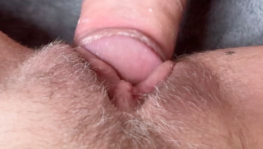 Hairy PUSSY ULTRA CLOSE-UP fuck and cumshot