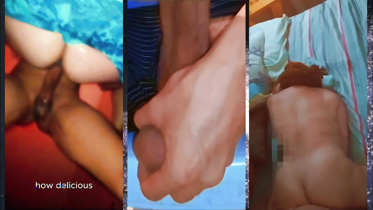Cuckold role: getting off while rewatching videos of your wife, a real MILF, fucked and as cum dump for big cocks