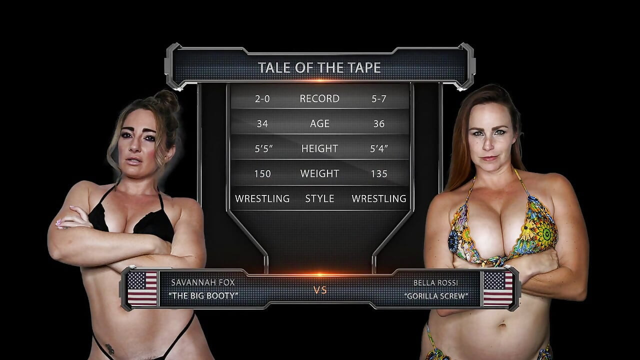 Bella Rossi Vs Savannah Fox Female Wrestling