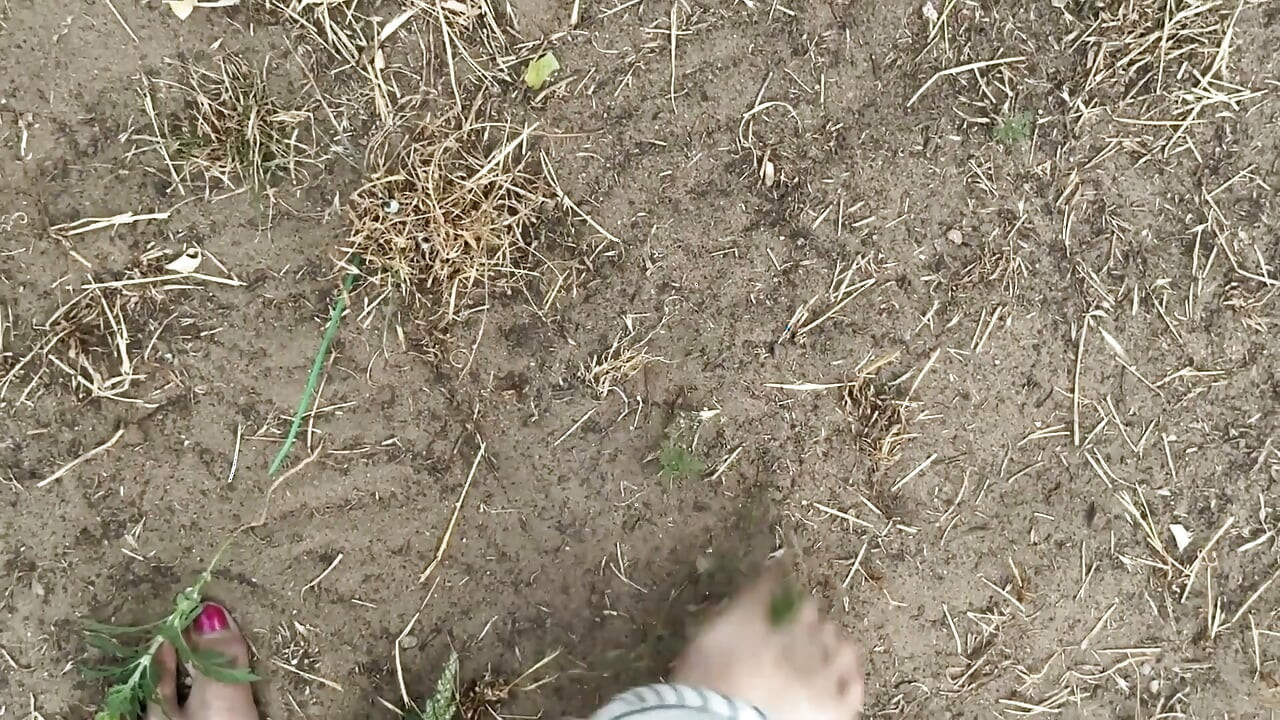 Dirty Feet in the Garden
