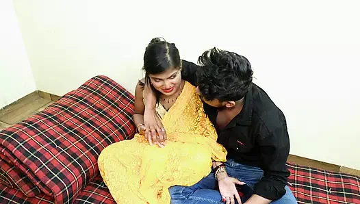 Hintli kız kocasıyla sert seks yapıyor