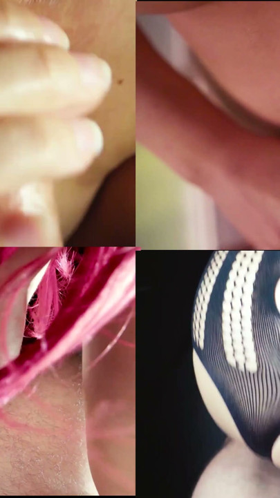 A compilation of split-screen cumshots, where will you watch as you cum? | Clip 1